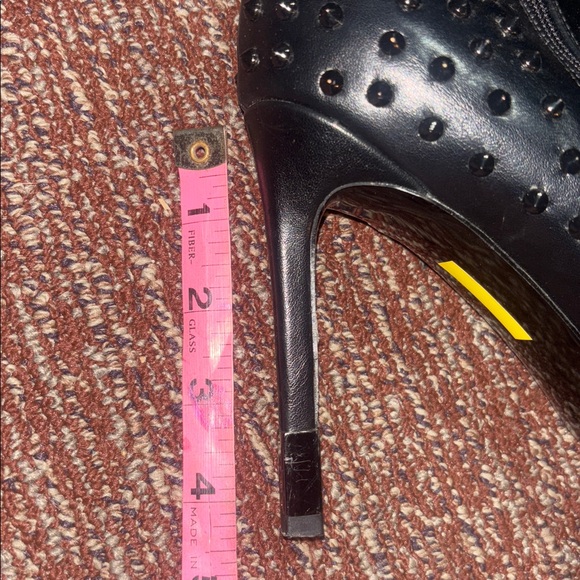 Azalea Wang studded black stiletto ankle bootie size 9 - Picture 7 of 8
